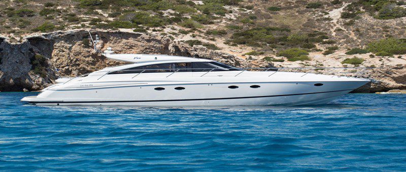 Princess V53 for charter in Ibiza